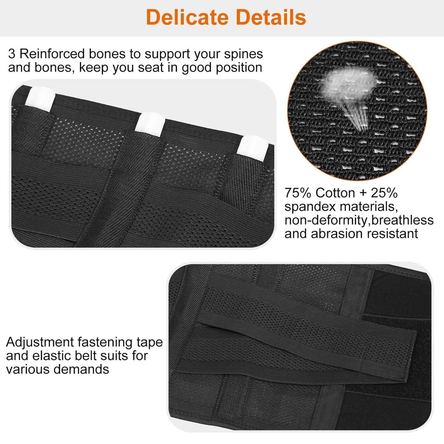 Belt Lower Back Brace Pain Relief Waist Wrap Band