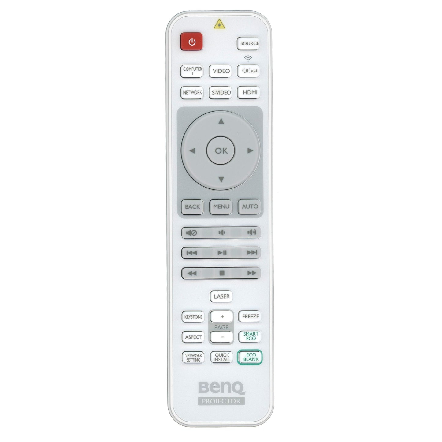 BenQ 1051C-2565 Projector Remote Control 5J.JE06.001 MW705 MU686 MU706