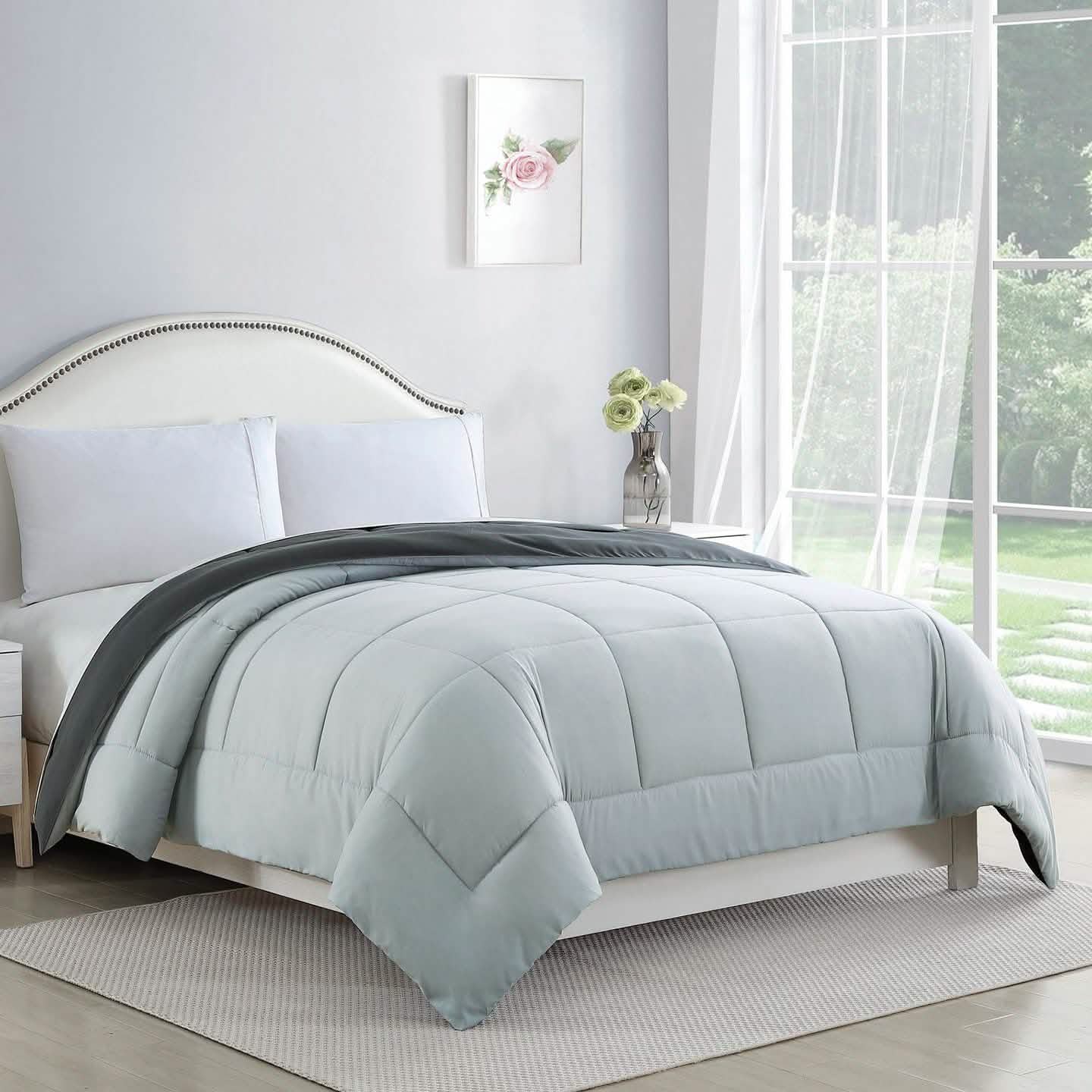 Bibb Home 2-Tone Down Alternative Reversible Comforter