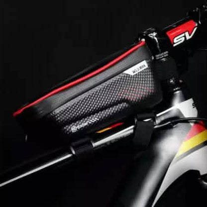 Bicycle Top Tube Frame Bag MTB Waterproof Phone Holder Case