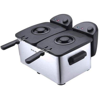 Big Boss Dual Deep Fryer 1500 Watts