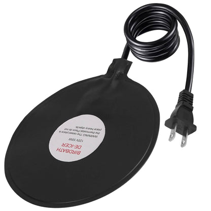 Bird Bath Deicer Outdoor Winter Water Heater Thermostatically Controlled