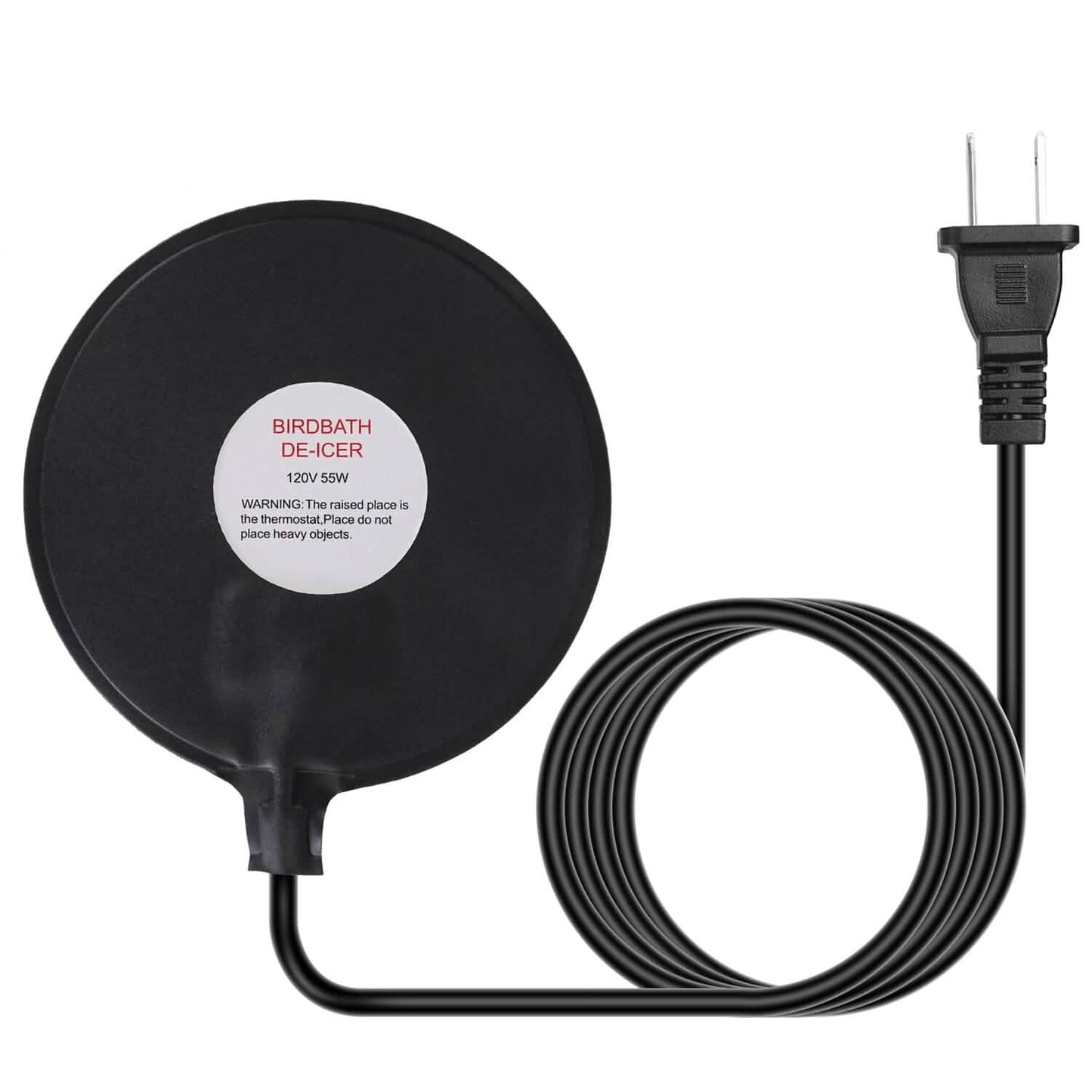 Bird Bath Deicer Outdoor Winter Water Heater Thermostatically Controlled