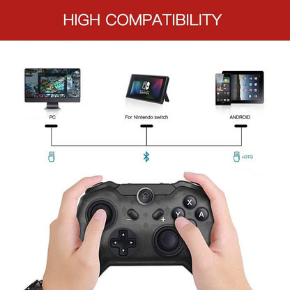 Black Bluetooth Wireless Controller for Nintendo Switch