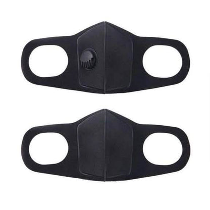 Black Face Mask with Filter