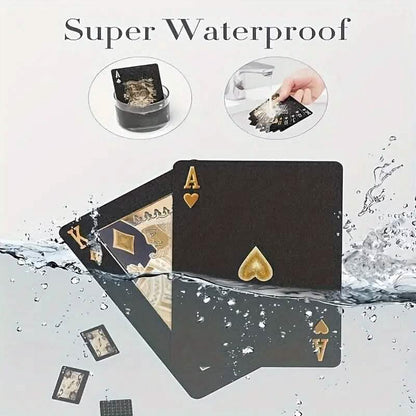 Black Golden Foil Poker Playing Cards