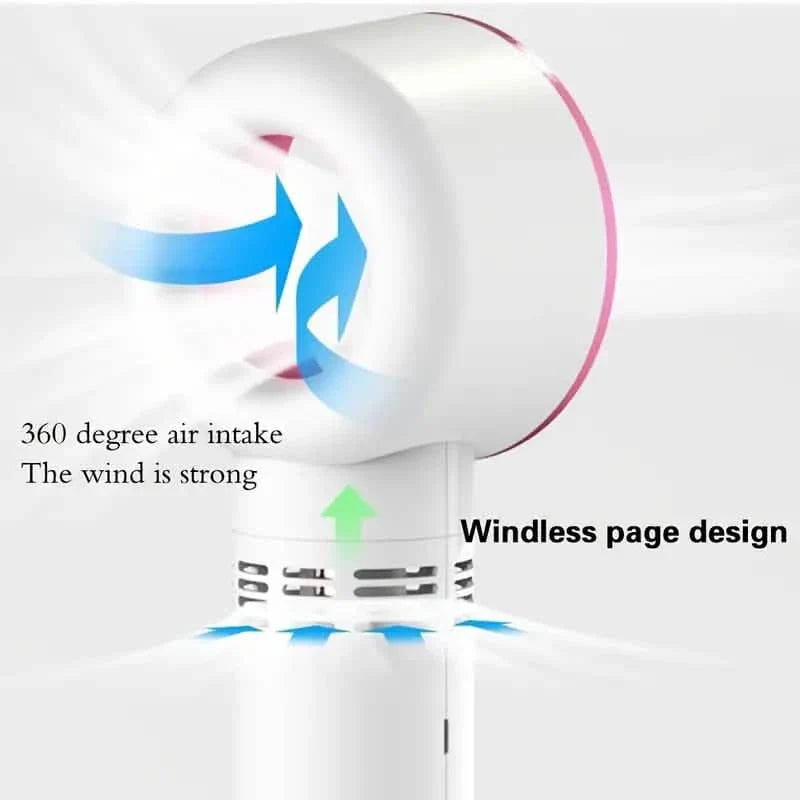 Bladeless Handheld Fan for Eyelash Extension