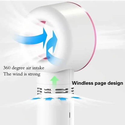 Bladeless Handheld Fan for Eyelash Extension