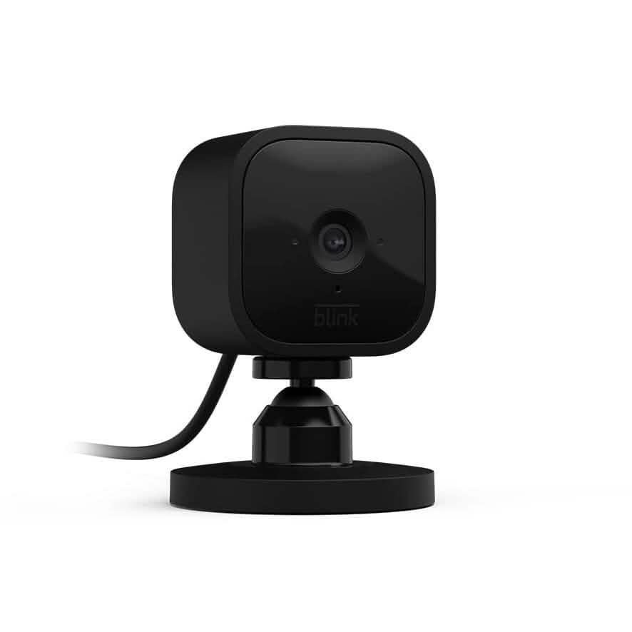 Blink Mini Compact Indoor Plug-in Smart Security Camera  (Refurbished)