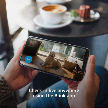 Blink Mini Compact Indoor Plug-in Smart Security Camera  (Refurbished)