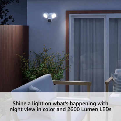 Blink Wired Floodlight 2600 Lumens Smart Security Camera (Refurbished)