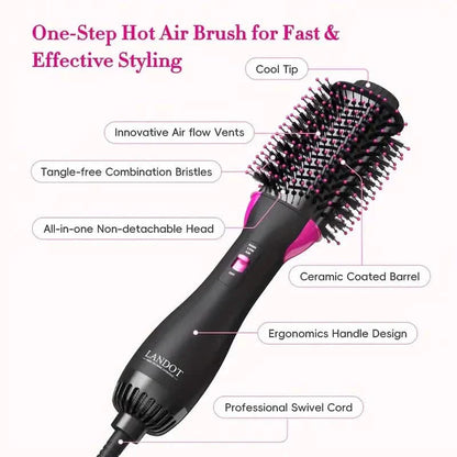Blow Dryer Hot Air Brush Styler