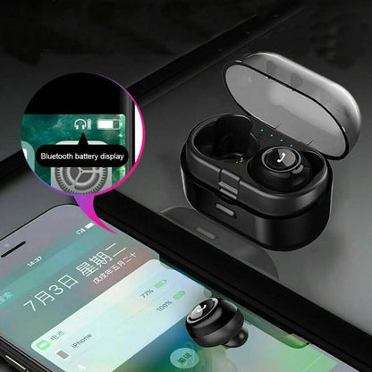 Bluetooth 5.0 Mini Earbuds Headset Wireless Earphones