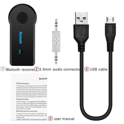 Bluetooth 5.0 Receiver and Transmitter Adapter with 3.5mm Jack