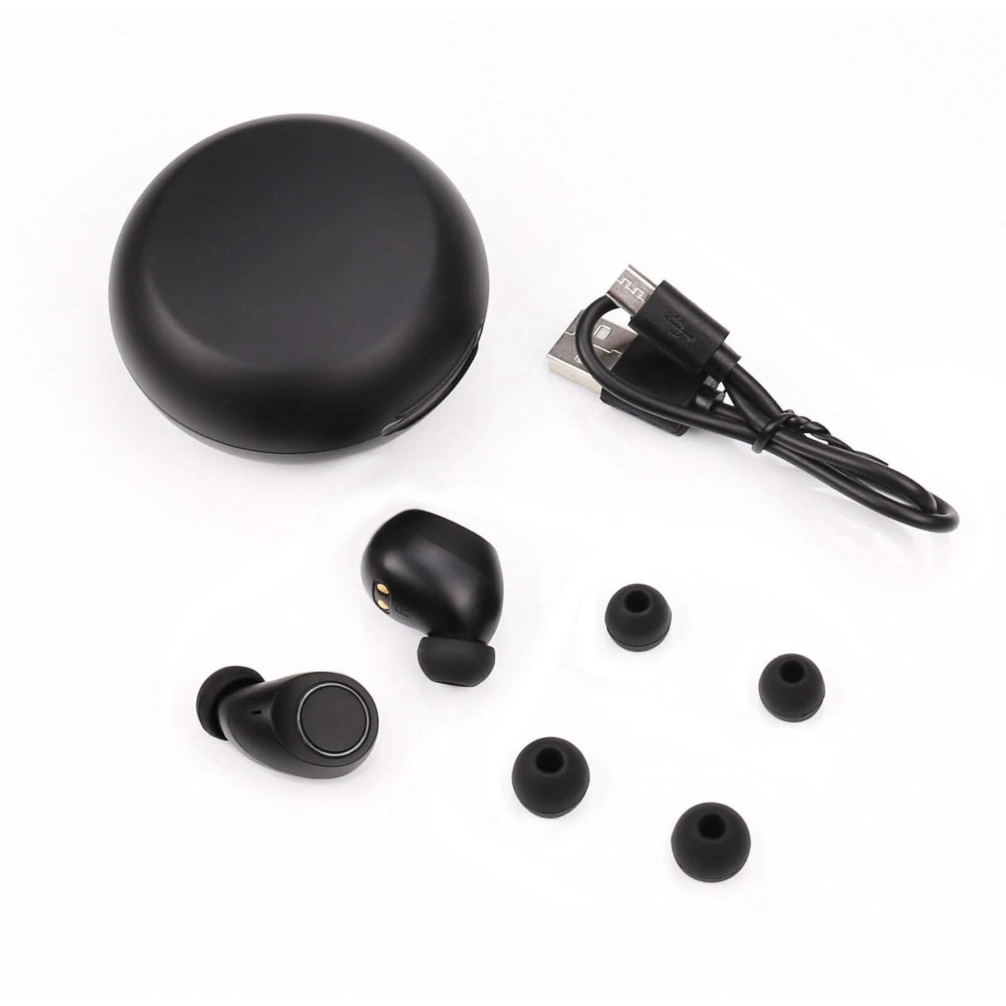 Bluetooth 5.0 Wireless Headset Deep Bass Stereo Earbuds LCD Power Display