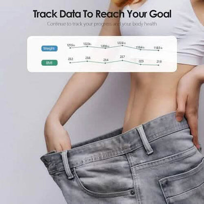 Bluetooth Digital Bathroom Scale with Heart Rate Tracking High-precision BMI Smart Scale