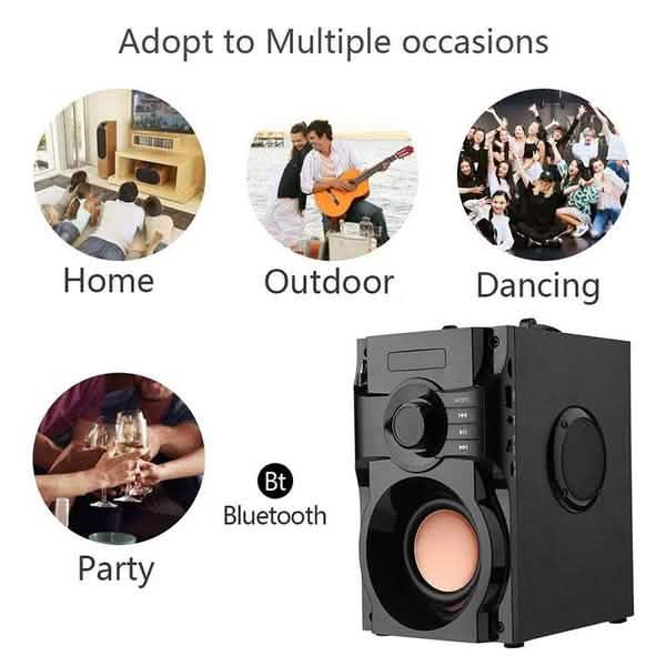 Bluetooth Speaker Super Bass Subwoofer 