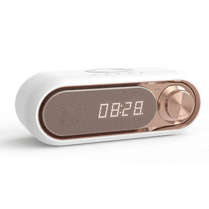 Bluetooth Speaker Wireless Charger with Alarm Clock