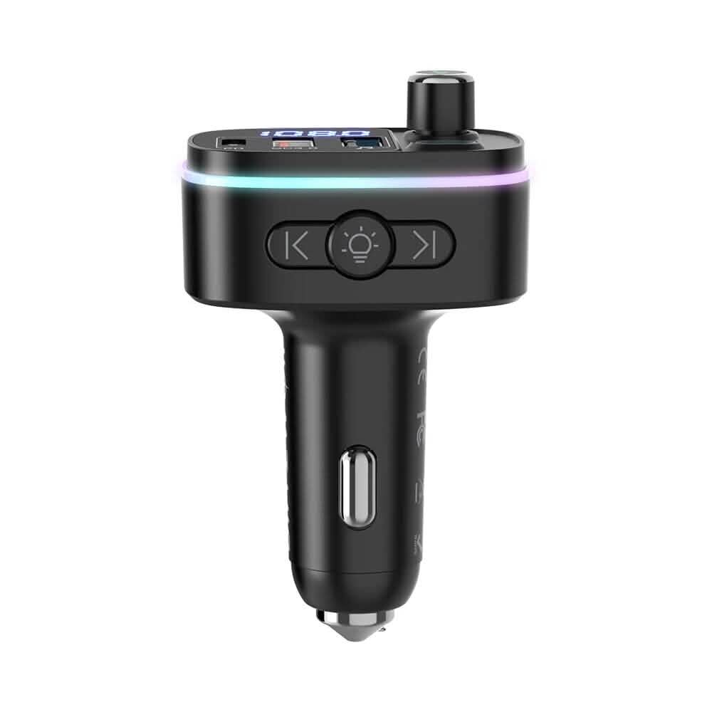 Bluetooth V5.0 FM Transmitter USB Car Charger