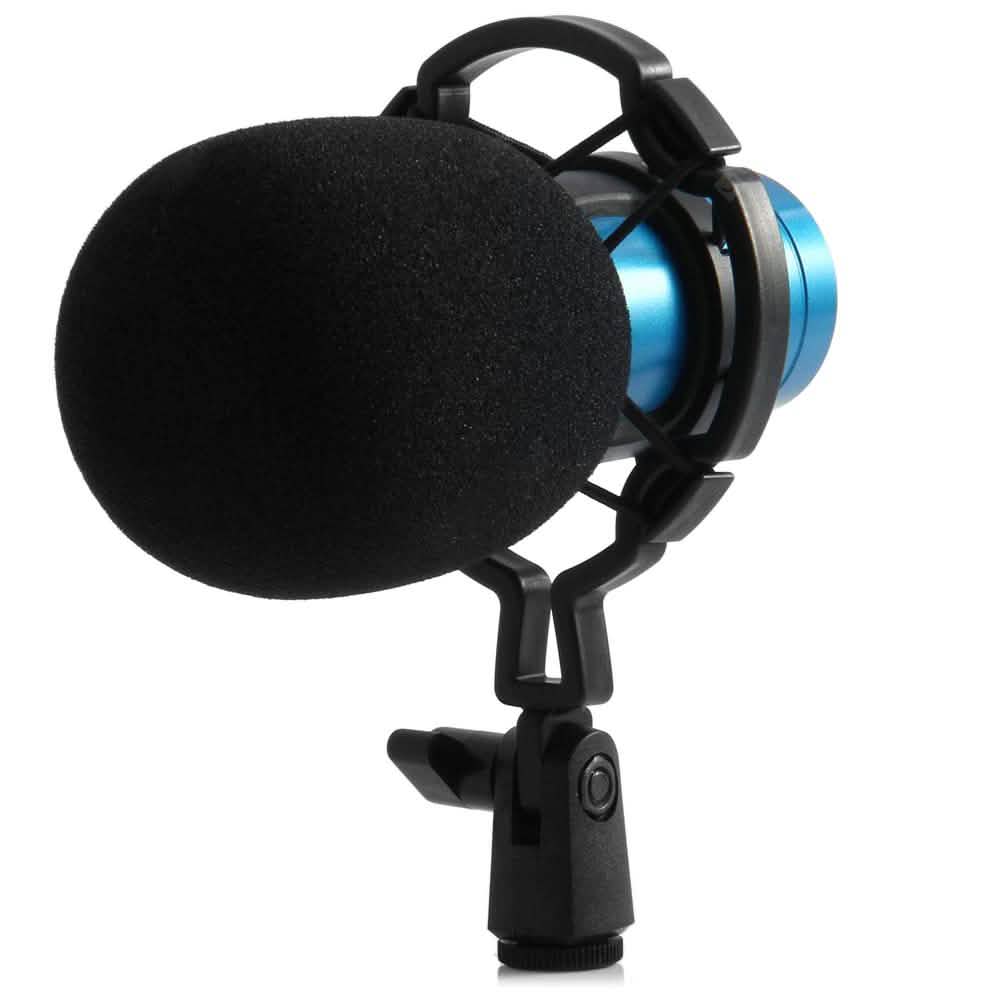 BM-800 Condenser Sound Recording Microphone with Shock Mount for Radio Braodcasting