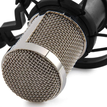 BM-800 Condenser Sound Recording Microphone with Shock Mount for Radio Braodcasting