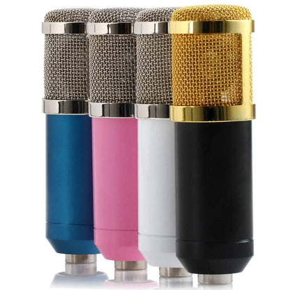 BM-800 Condenser Sound Recording Microphone with Shock Mount for Radio Braodcasting