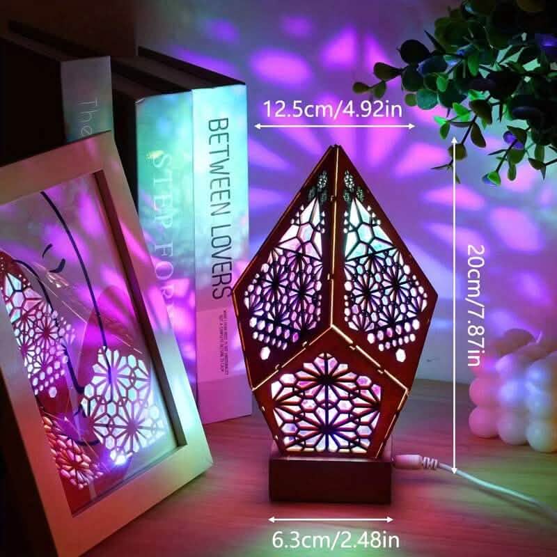 Bohemian Diamond Pole Star Projector Night Light