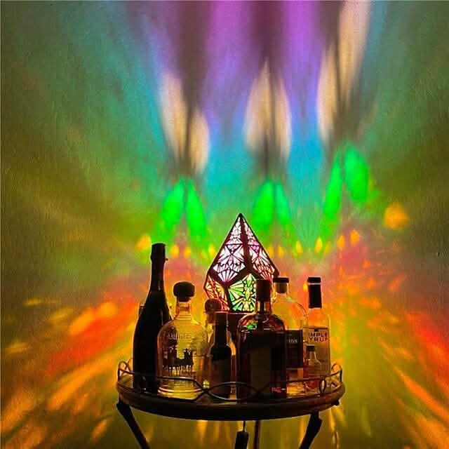 Bohemian Diamond Pole Star Projector Night Light
