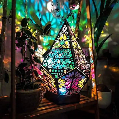 Bohemian Diamond Pole Star Projector Night Light