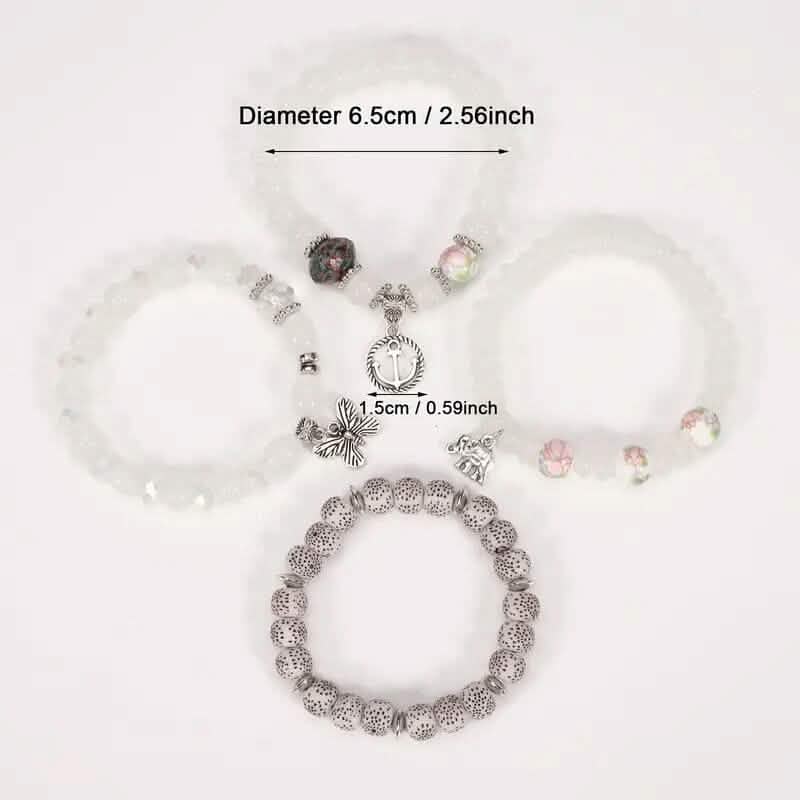 Bohemian Layered Beaded Bracelet