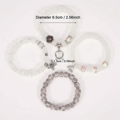 Bohemian Layered Beaded Bracelet