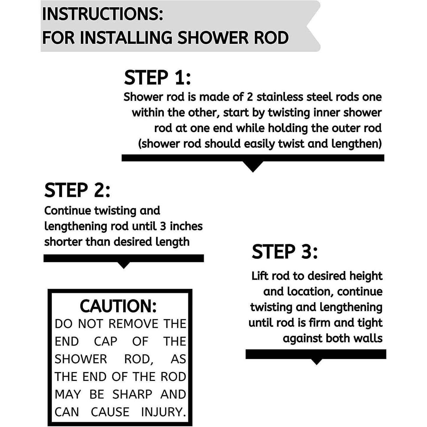 Bolford Shower Curtain & Rod Set