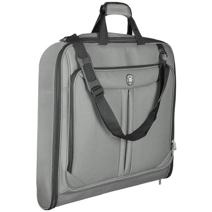 Bolford Travel Garment Bag For Business Trips And Travel With Padded Computer Pocket