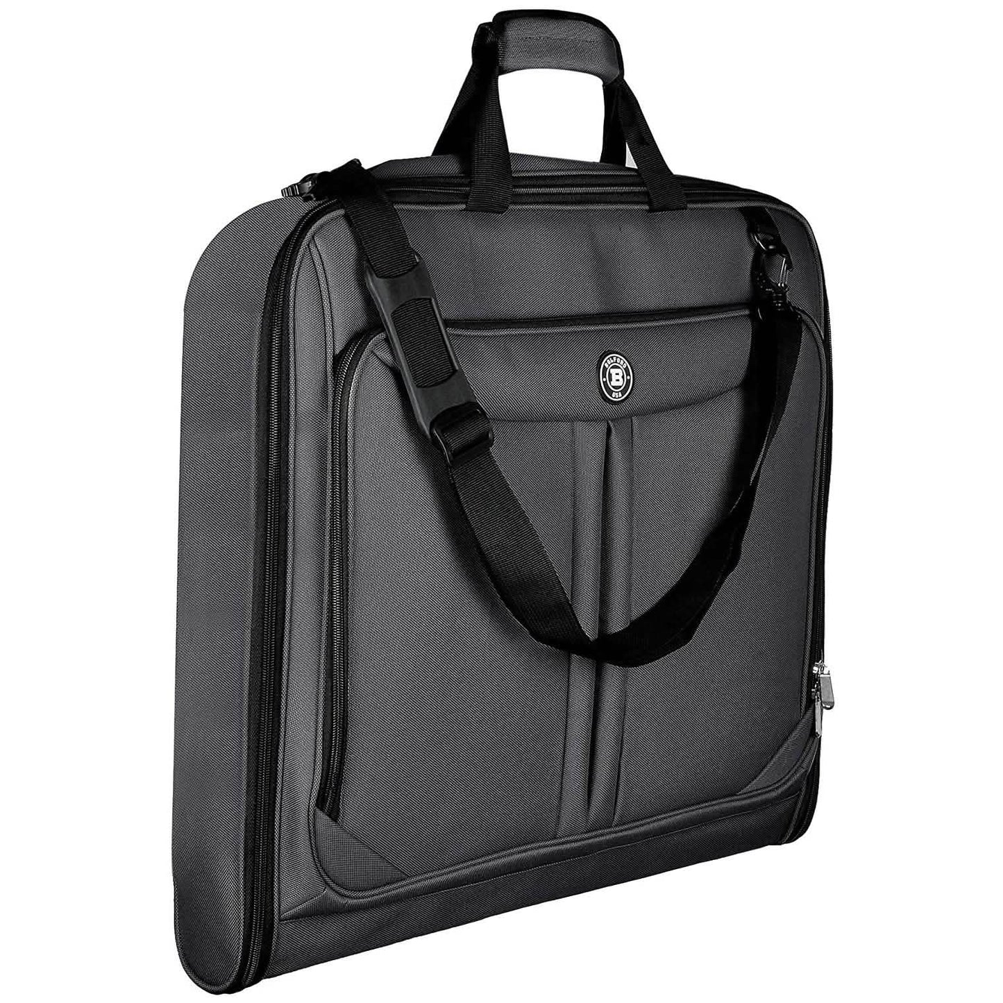 Bolford Travel Garment Bag For Business Trips And Travel With Padded Computer Pocket