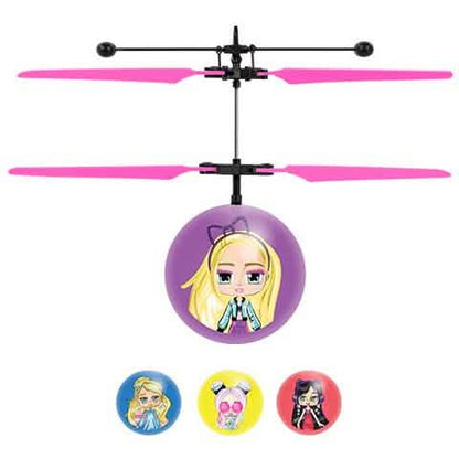 Boxy Girl Mystery Box IR UFO Ball Helicopter