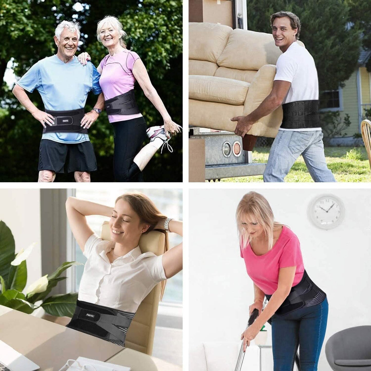 Braces for Lower Back Pain Relief with 6 Stays