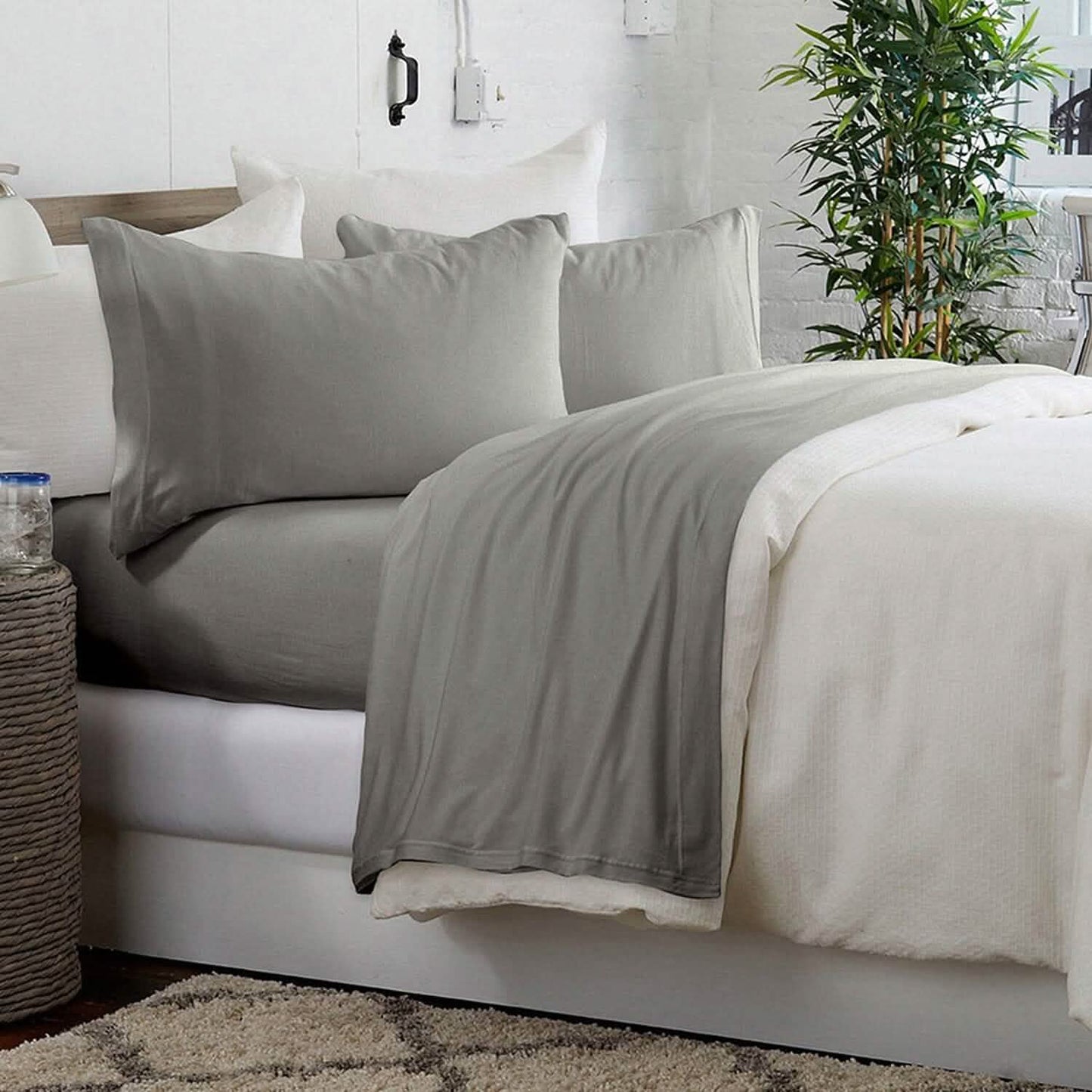 Brooklyn Flat Jersey Knit Sheet Set