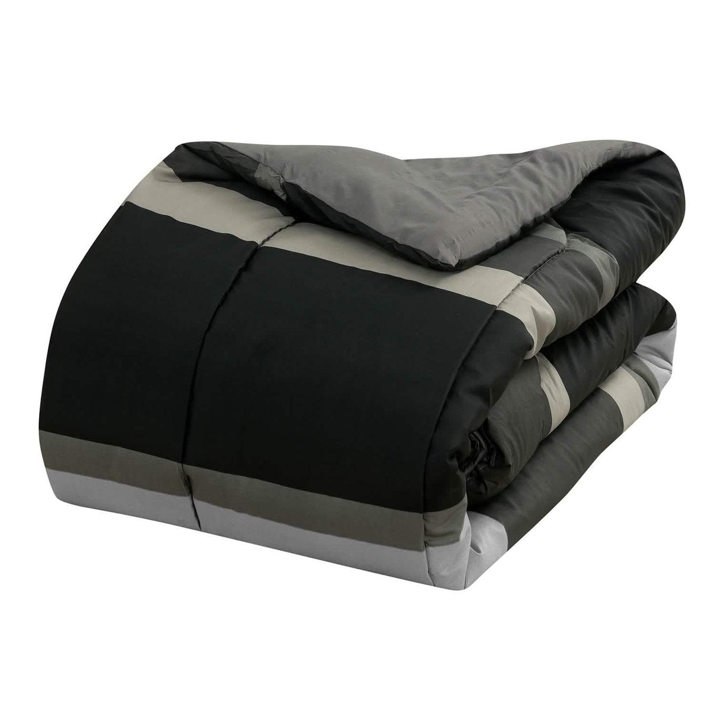 Brooklyn Flat Rugby Stripe Bed-in-a-Bag Set