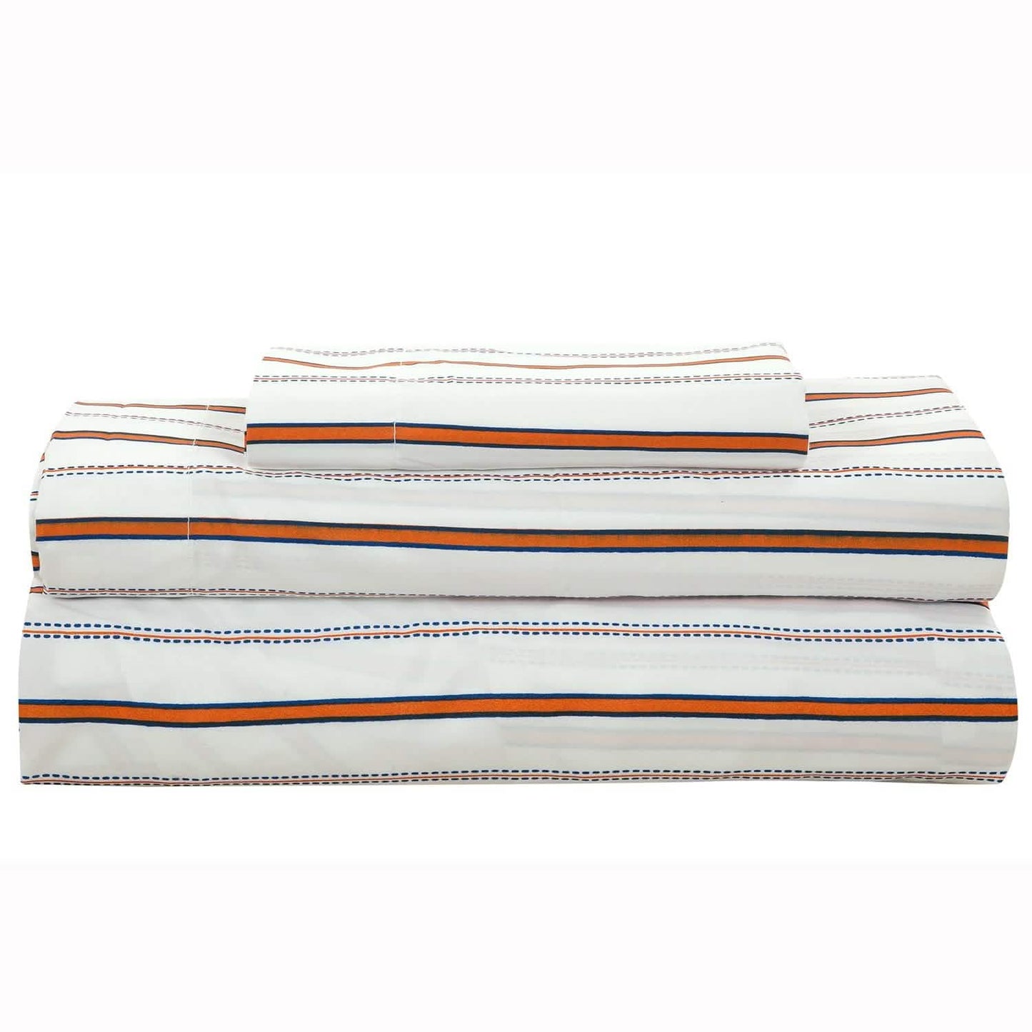 Brooklyn Flat Rugby Stripe Bed-in-a-Bag Set