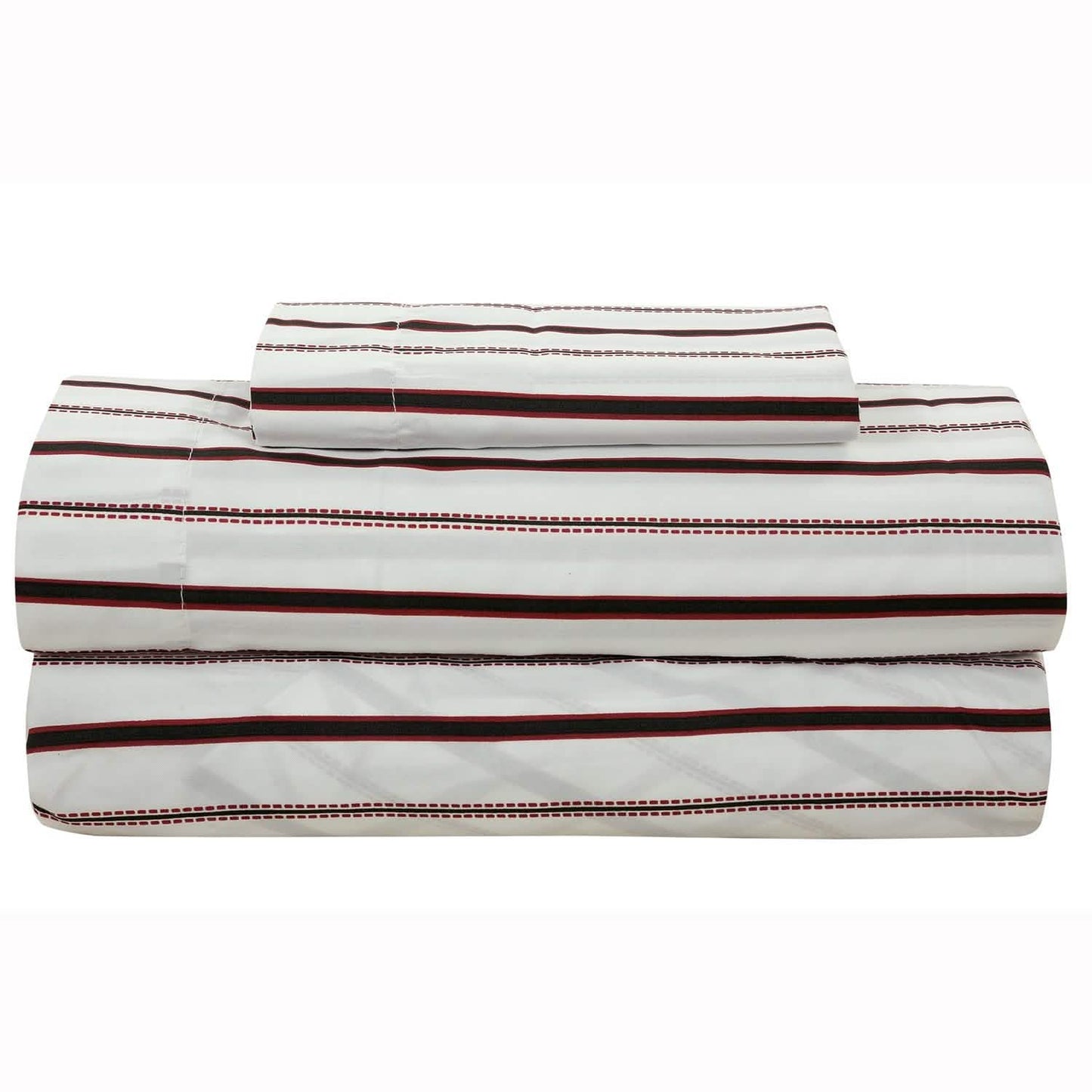 Brooklyn Flat Rugby Stripe Bed-in-a-Bag Set