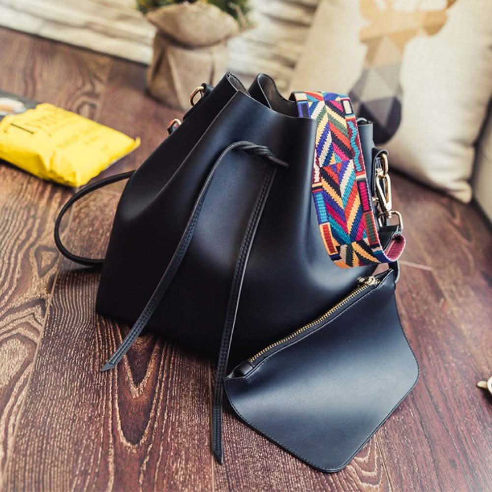 Bucket Bag with Boho Strap