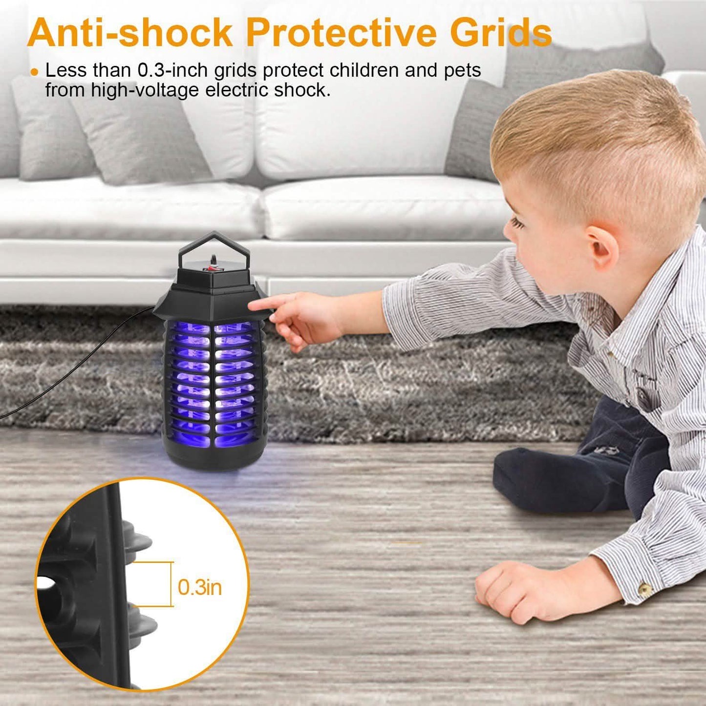 Bug Zapper Electric UV Mosquito Killer Lamp