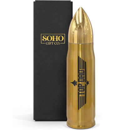 Bullet Water Bottle Gift for Dad 17 Oz