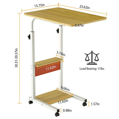 C Side Laptop Small Slim Snack Side Table