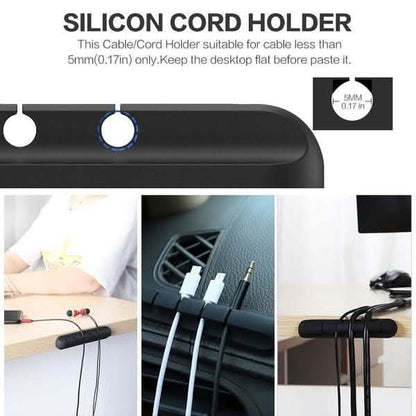 Cable Organizer Silicone USB Cable Winder