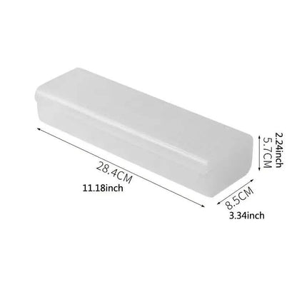 Cable Storage Box Large Capacity Transparent Multi-compartments Desktop Charging Cable Case