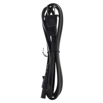 TCL TV 6-Foot AC Power Cord with C7 - Figure-8 female Connector | Google TV's | Roku TV's - G0703-000258