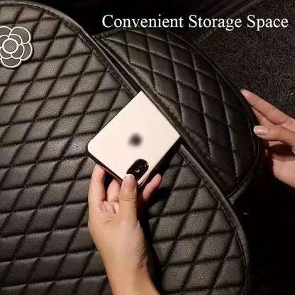 Camellia Flower Breathable Skidproof And Durable Car Seat Cushion
