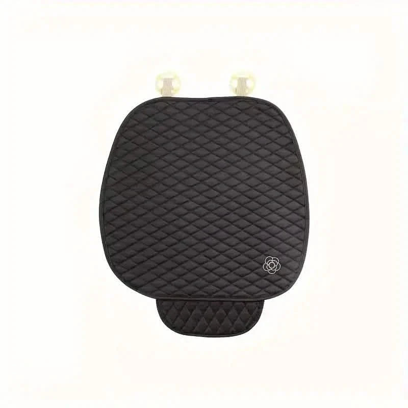 Camellia Flower Breathable Skidproof And Durable Car Seat Cushion