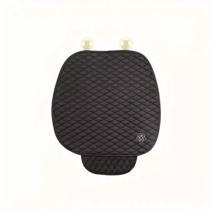 Camellia Flower Breathable Skidproof And Durable Car Seat Cushion